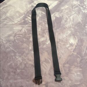Black Adjustable Men's Belt